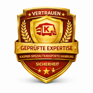 Qualitätssiegel von Kasper-Spezialtransporte Hamburg – geprüfte Expertise und Sicherheit im Spezialtransport